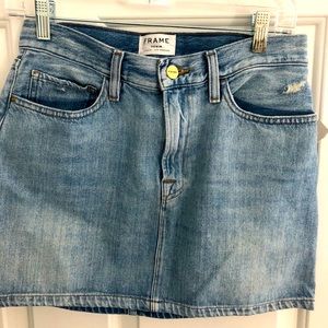 Frame denim miniskirt